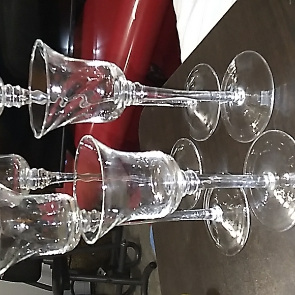 Hand Blown 5 peice candle holders - Picture 3 of 4